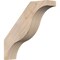 Ekena Millwork 5 1/2"W x 24"D x 24"H Funston Smooth Knee Brace, Douglas Fir BRC06X24X24FST00SDF - alternate 1
